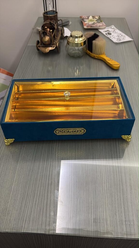 24 carats gold new box